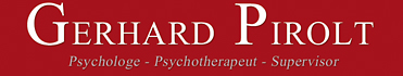 Mag. Gerhard Pirolt - Psychologe, Psychotherapeut, Supervisor